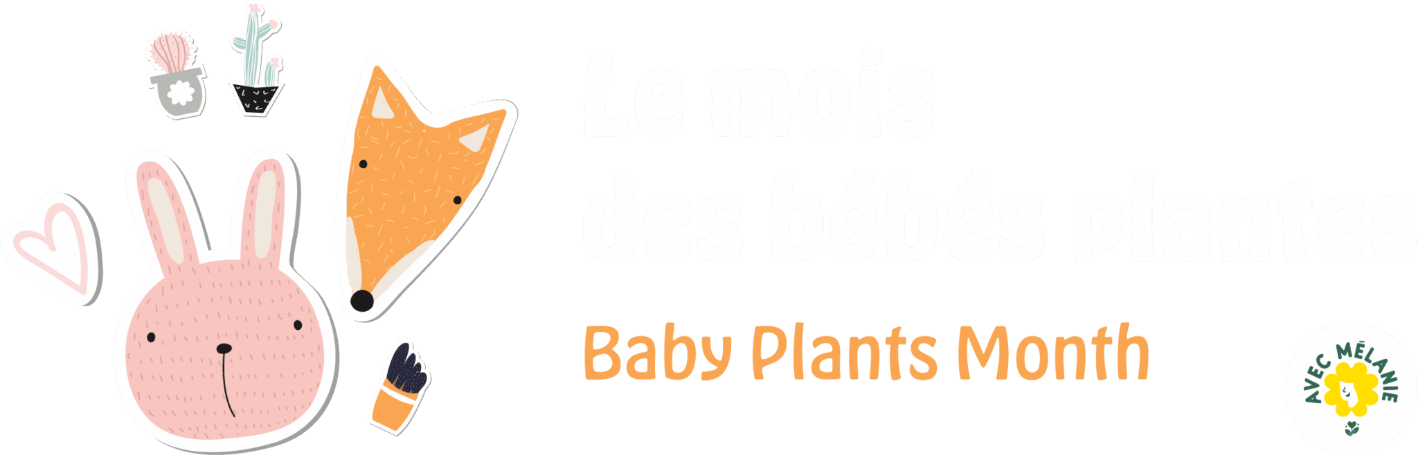Logo du Mois des bébés plantes au profit de la recherche et des soins en néonatalogie